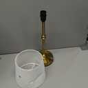 Cordless Table Lamp Rechargeable Gold - 1 Pack Brass 4000mAH Battery Operated Lamp for Decor, 3000K Stepless Dimming Touch Control Wireless Lamp for Bedroom, Dining Table, Counter, Living Room