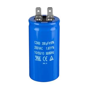 200uF/MFD CD60 Motor Start Capacitor 250VAC 50/60Hz for Electric Motor Starting