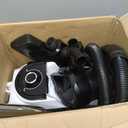 Eureka Bagless Canister Vacuum Cleaner, 1100W High Power Vacuum Cleaner for Carpets and Hard Floors HEPA Filter Extension Tube 2-in-1 Crevice Tool Floor Nozzle, NEN121WH (White)