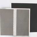 2 Pack S97020467 (HPF36) Range Hood Non-Duct Filter Kit, HPF36 Type Xd Charcoal Filter Kit for Broan Non-Ducted Range Hood, Fit For AHDA136BL, AHDA136SS, BCDF136SS, 14.62*15.88*0.18