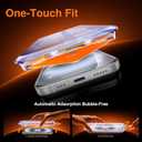 SMARTDEVIL 2 Pack for iPhone 16 Screen Protector, Anti-Blue Light, Eye Protection & Reduce Eye Strain, 9H Tempered Glass with Auto Dust-Elimination, Bubble Free, Easy Install,Bubble-Free,Case Friendly
