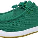SKONI Men's G2 Waterproof Slip On Golf Shoe (10, Green/Yellow)
