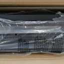 Rolanstar Bed Frame Full Size with Charging Station and LED Lights, Upholstered Headboard with Storage Shelves, Heavy Duty Metal Slats, No Box Spring Need, Noise Free, Easy Assembly, Dark Grey