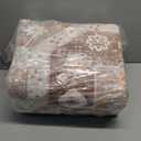 DEXI Area Rugs for Living Room, 8x10 Washable Low Pile Vintage Rug for Bedroom, Non Slip Indoor Carpet for Dining Office Nursery, Brown Beige