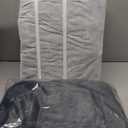 Hobestluk 3ft Bean Bag Chairs for Adults Large Beanbag Chair with Plush Faux Fur Cover Big Bean Bag Chair for Living Room Bedroom Dorm Office - Dark Grey (36 x 36 x 22)