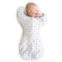 SwaddleDesigns Transitional Swaddle Sack, Arms Up Half-Length Sleeves & Mitten Cuffs, Swaddle for Newborn Transition to Baby Sleep Sack Wearable Blanket, Small, 0-3 month, 6-14 lb, Tiny Arrows