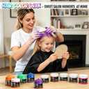 10Pcs Temporary Hair Color Wax for Christmas Party, Daily Party Cosplay Stocking Stuffers DIY Washable Hair Chalk Natural Instant Hair Color for Women Temporary Hair Dye for Kids Teens Women Men 40g