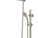 PULSE ShowerSpas 1019-BN Aqua Rain Shower System with 8" Rain Showerhead, 5-Function Hand Shower, Adjustable Slide Bar and Soap Dish, Brushed Nickel Finish