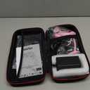 Cordless Electric Screwdriver Set, 8V 10Nm Rechargeable Power Electric Drill, Battery Screw Gun with Driver Bit, 320RPM/10+1 Torque, 2 Position Handle, Flexible Shaft LED Light (Pink, 39Pcs)