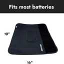 BiKase E-Bike Battery Cover Neoprene Electric Bicycle Battery Cover for Outdoor Riding, Transporting on Car Rack, eBike Battery Cover for Isolating Battery, Waterproof, Dirt Resistant