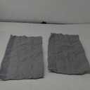 OTOSTAR Pack of 2 Throw Pillow Covers 12x20 Inch Linen Dark Grey Pillowcases Farmhouse Decorative Solid Pillow Covers 30x50 cm Lumbar Cushion Case for Home Decor Sofa Couch Bed (Dark Grey)