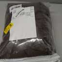 Deep Brown Linen Back Tab Curtains 102 Inches Long 2 Panels Set for High Windows -Rustic Hooks Belt Pinch Pleated Look Easy Sliding Curtains Pocket Light Filtering Semi Privacy Drapres 52x102 Length