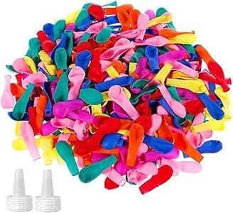 629 PCS Summer Fun Water Balloons for Kids Adults Quick Fill Water Balloons Set Summer Splash Party Easy Quick Fun Outdoor Backyard for Swimming Pool C11
