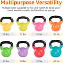 Amazon Basics Vinyl Kettlebell