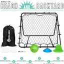 Franklin Sports Backlash Outdoor + Backyard Game - 4 to 6 Player Target Net Game - Perfect for Beach, Backyard + Tailgate - Includes (1) Target Net, (1) Mini Ball, Boundary Cones and Carry Bag, One Size