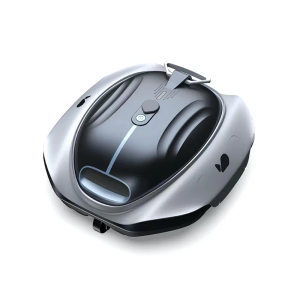 Bubot 300P Robotic Pool Cleaner, Cordless Pool Vacuum with Industry Leading Suction Power, Bluehole Tech, DirtLock Tech, Smart Sensor for Above-Ground Flat Pools up to 850 Sq.Ft, Silver