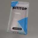 NITITOP Compatible with iPhone 16 Plus Case Cute Clear Durable Ribbon Bowknot Pattern for Girls Women Soft TPU Transparent Full Camera Lens Shockproof Protective Phone Cover - Pink