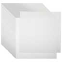 Juvale 500-Pack Wax Paper Sheets for Food - Pre-Cut Square Liners - 6x6 in White