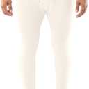 Indera Men's Traditional Waffle Thermal Long Johns Underwear (Medium, Natural)