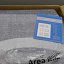 zesthome 8x10 Area Rugs for Living Room, Non-Slip Backing Washable Rug, Modern Abstract Area Rug, Stain Resistant Rugs for Bedroom, Ultra-Thin Large Area Rugs, Area Rug 8x10 (Grey)