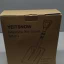 Kids Snow Shovel Snowman Maker Portable Snow Removal Winter Emergency Tools for Car Driveways Use with Extendable Handle Foam Grip Aluminum Wear Strip