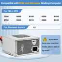 Upgraded HU460AM-01 WC1T4 D460AM-03 460W Power Supply Compatible with dell XPS 7100, 8000, 8100, 8300 , 8500, 8700 , 8900 , 8910 , 8920 , 8930 , and Alien-Ware Aurora.