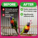 T TORTO9 Bird Cage Liner - 120 Paper Sheets, 20" x 18", 2.9 lb - Ideal for Pet Habitats, Bulk Pack for Long-Lasting Use, Newsprint Texture, Convenient Parcel Packaging