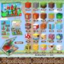 GraceDuck Magnetic Blocks - 150 PCS Build Adventure Game Castle - Magnetic Toys for Montessori Toddler Christmas Birthday Gifts - STEM Sensory Toys for 3 4 5 6 7 8 9 10 Year Old Boys & Girls