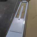 Ideal Pet Products Aluminum Pet Patio Door, Adjustable Height 77-5/8" to 80-3/8", 10-1/2" x 15" Flap Size, White