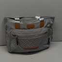 Diaper Bag Tote, Baby Diaper Bag for Mom with 16" Laptop Compartment, Travel Baby Bag for Easy to Carry of Wet Wipe & Bottles (Morandi Grey)