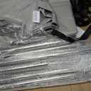 3 Bow Bimini Tops for Boats, Grey Boat Bimini Tops, 6'Lx 53" H x 67"-72" W