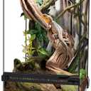 Reptile Terrarium 8"x8"x12" Mini, Front-Opening Glass Tank with Mesh Lid & Lock, 360 Glass Enclosure for Small Reptiles, Frogs, Tarantulas, Jumping Spiders & Geckos