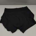 Battewa Incontinence Underwear for Men Washable Briefs Light Absorbent Leak Proof Underwear Urine 50ml, Mens Cotton Boxers Pack of 2 (Black,Medium)