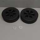 463344015 G437-0037-W1 7 Inch Wheels Replacement Parts for Charbroil Grill Wheels 463436215 463370516 463341918 Plastic Wheels Charbroil Grill Accessories BBQ Wheels 2pcs