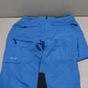 clothin Men's Insulated Ski Pant Fleece-Lined Waterproof Snow Pants Blue, M(Regular Fit)