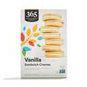 365 by Whole Foods Market, Vanilla Sandwich Creme Cookies, 20 Ounce (1.25 Pound (Pack of 1)), BB Jul 13/25