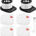 IZ362H Filters 2 HEPA Filter 4 Pre-Motor Foam & Felt Filter 1 Cleaning Brush Kit Compatible with Shark Vacuum IZ162H IZ362H IZ363HT IZ440H IZ462H IZ483H, Part # XHF161H & 617FJ140