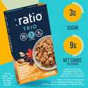 Ratio Trio Maple Almond Crunch Cereal, 10g Protein, Keto Friendly, 10.4 oz (EXP 03/07/26)