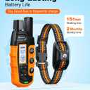 Bousnic Dog Shock Collar - 3300Ft Dog Training Collar with Remote for 5-120lbs Small Medium Large Dogs Rechargeable Waterproof e Collar with Beep (1-8), Vibration(1-16), Safe Shock(1-99) (Orange)