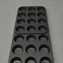 Amazon Basics Nonstick Round Muffin Baking Pan, 12 Cups, Set of 2, Gray, 13.9x10.55x1.22"
