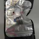 APIELE 22MM Momentary Push Button Switch Mushroom Head Push Button IP65 Waterproof 12V 24V 36 DC 110V 250V AC 5A SPST (22mm, Silver)