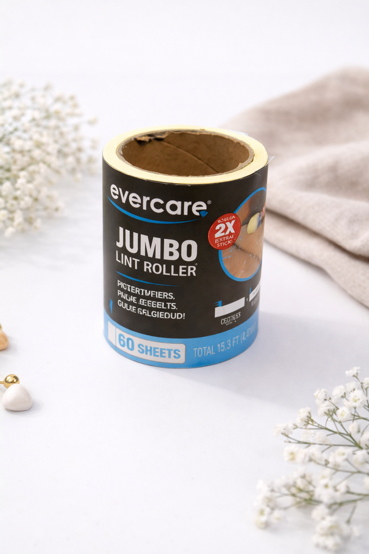 Evercare Jumbo Lint Roller 60 Sheets