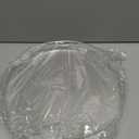 MAONAME Clear Round Serving Tray with Handles, 13" Plastic Clear Tray, Round Decorative Trays for Coffee Table, Ottoman, Bathroom, Vanity
