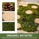 Wood Table Centerpieces for Tables Wood Slices and Moss Decor Enchanted Forest Decorations Fairy Birthday Party Decorations DIY Table Centerpieces Wood Centerpieces for Tables (1 Size(5″-5.5″))