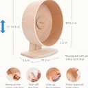 Niteangel Wooden Hamster Exercise Wheel: - Silent Hamster Running Wheel for Hamsters Gerbil Mice and Other Similar-Sized Small Pets (M)