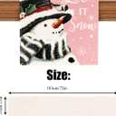 Christmas Table Runners 72 inches Long Linen Christmas Decoration Winter Xmas Holiday Kitchen Dining Table Decor for Indoor Outdoor Home Party Supply Christmas Decorations Clearance