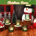 Maxdot Votive Candle Holders Set of 48- Round Glass Candle Holder Bulk for Wedding Home Decoration, Tea Lights Holders for Wedding Shower, Party Gift(Green)