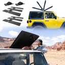 EZ FlipTop Jk 2Dr 2007 to 2018 Jeep Wrangler Hardtop Freedom Top Panels Instant Convertible Every Day in Seconds! Secure, Quiet, Factory-Style Upgrade, Max Speed 100, No Drilling