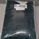 Yakamok Nursery Sunlight Velvet Curtains - Elegant Interior Decoration Large Window Blackout Velvet Drapes for Living Room, 52 x 96 Inches Long, Dark Green, 2 Panels Rod Pocket