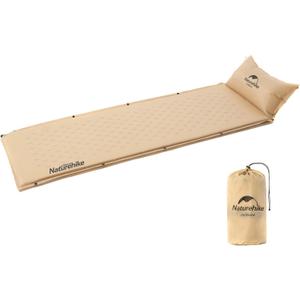 Naturehike Fast Inflating Sleeping Pad, Memory Foam Camping Pad with Pillow for Camping Home Garden, Yellow